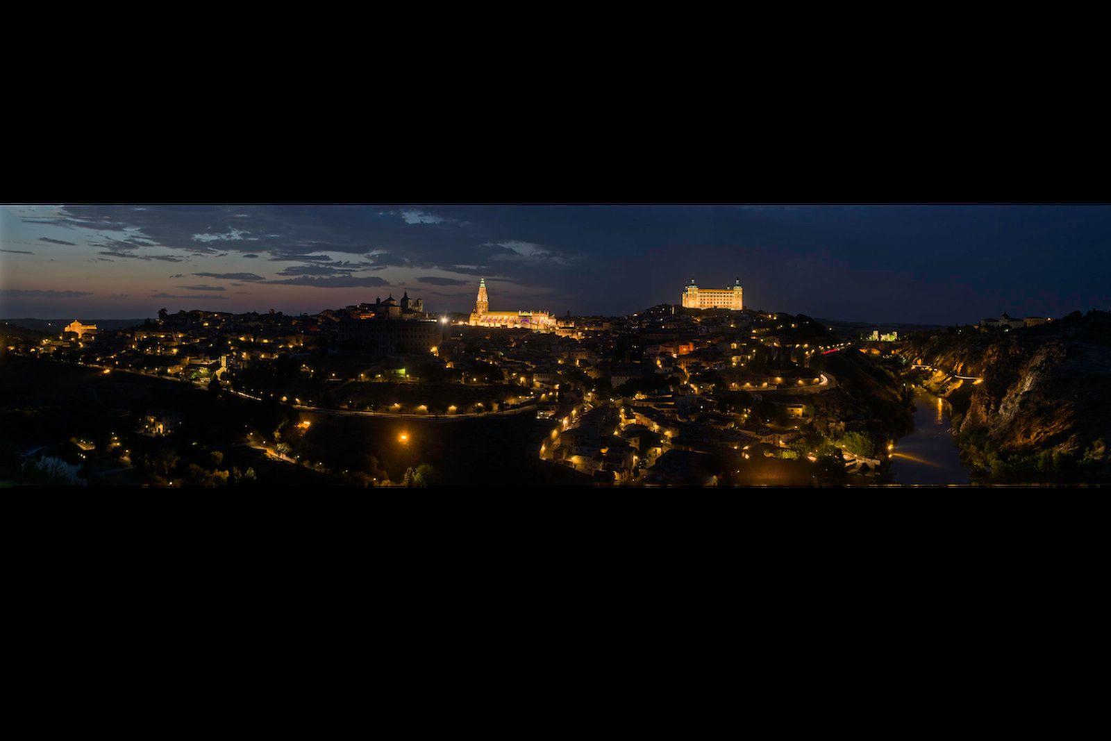 toledo panoramica nocturna