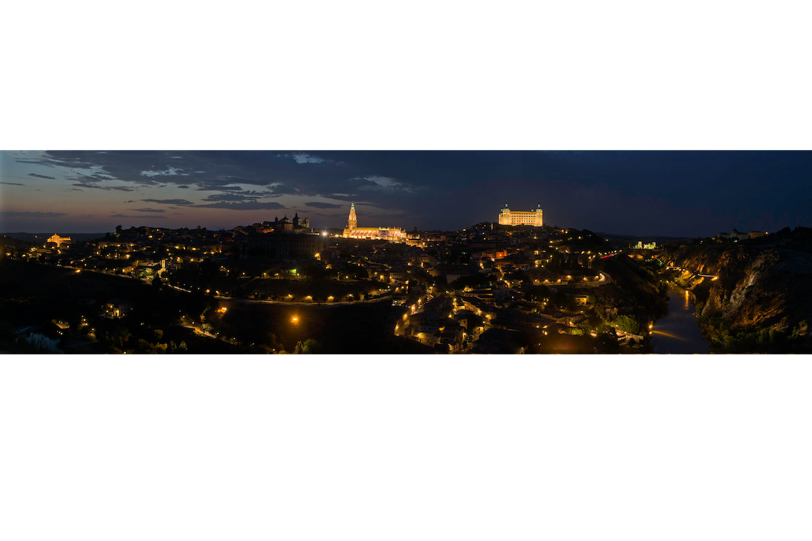 toledo panoramica nocturna