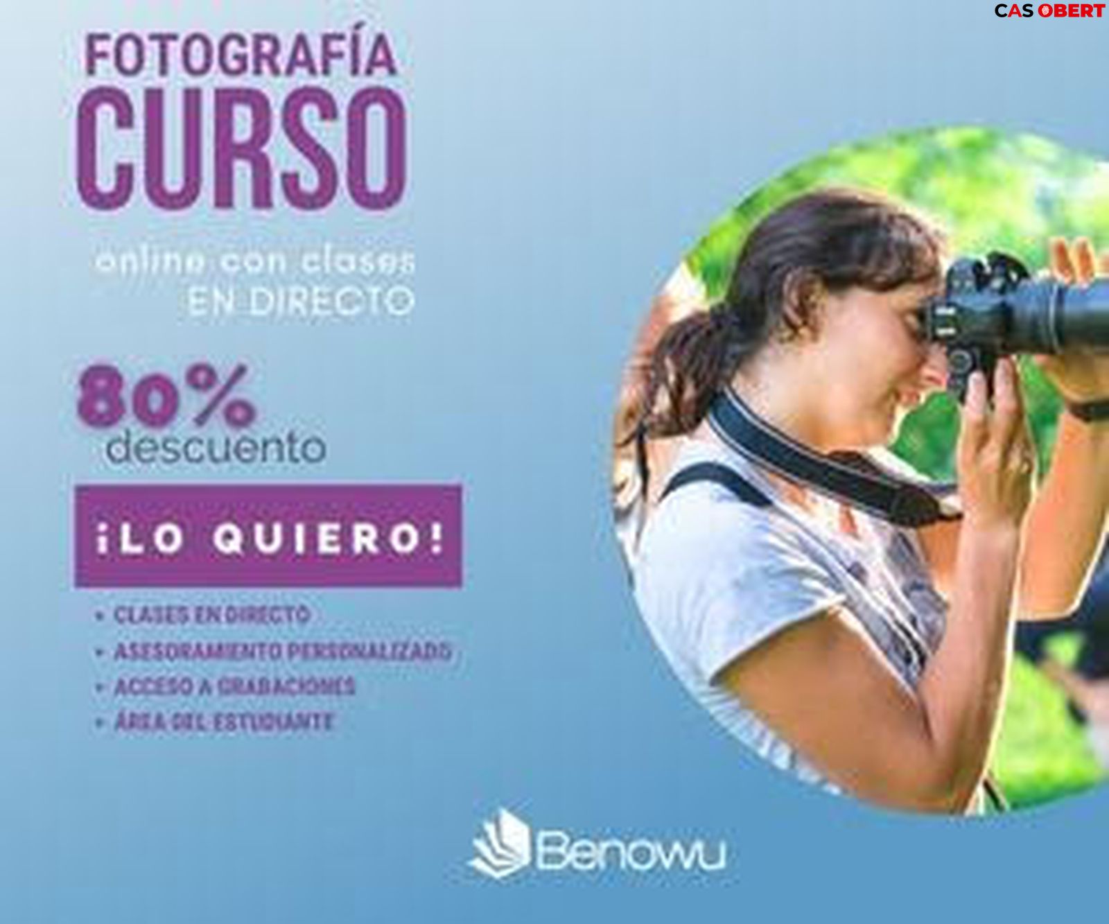 Fotogalería con marca de agua logo cas obert arriba derecha valores default