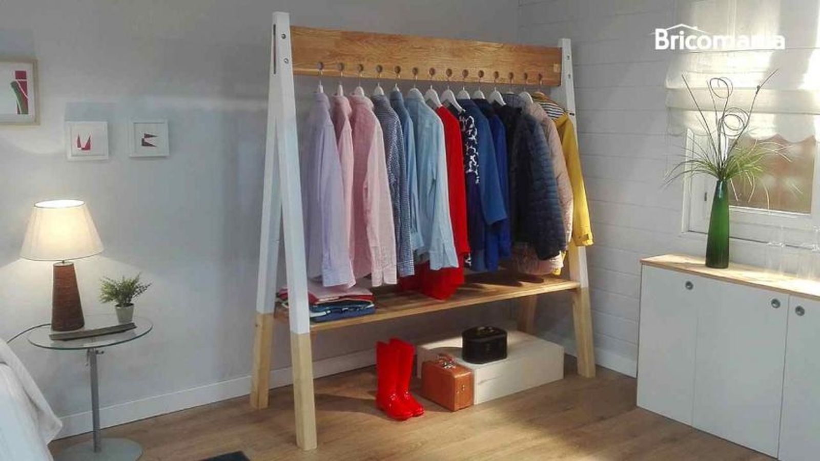 Perchero burro de madera Perchero burro de madera