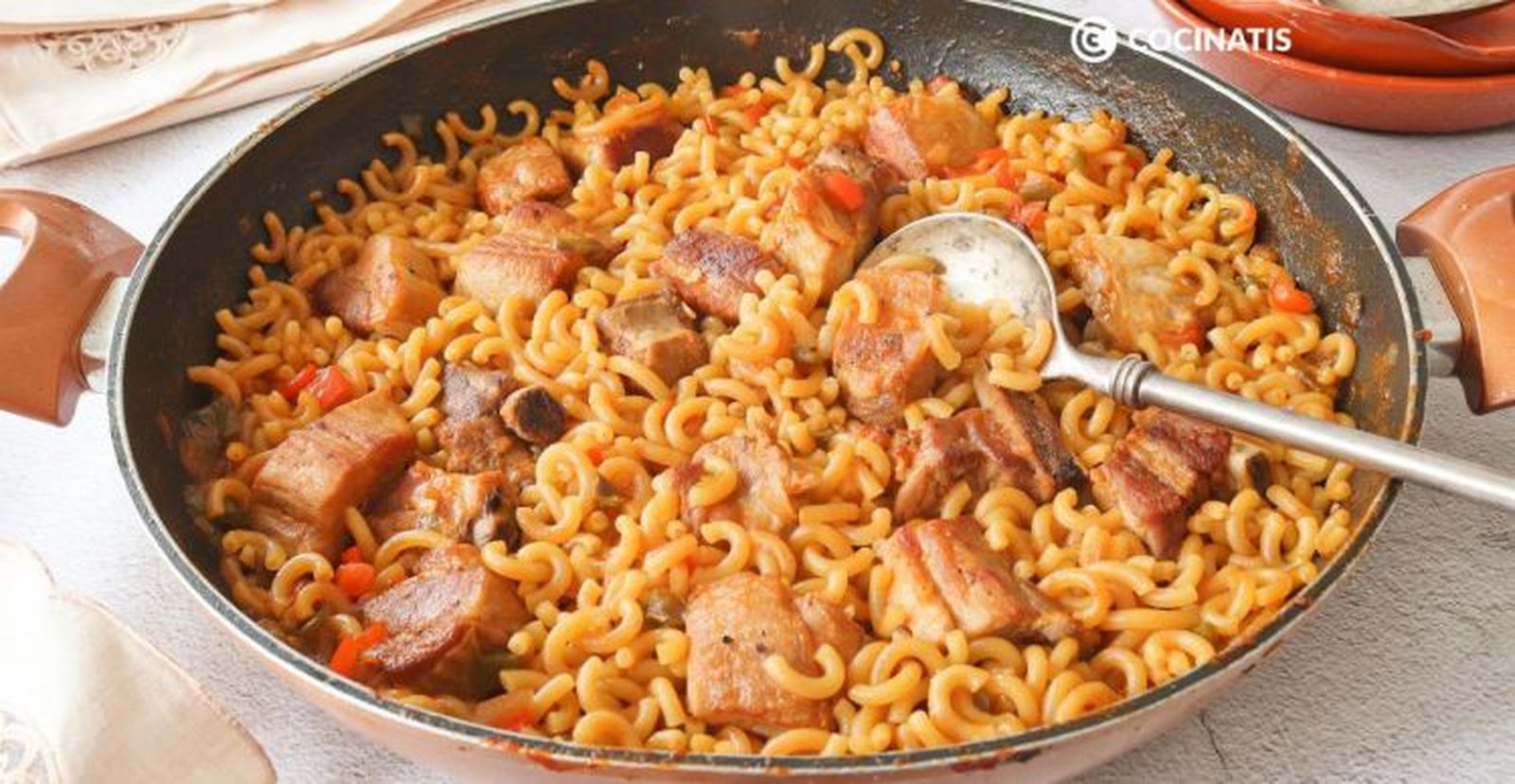 Fideos a la cazuela Fideos a la cazuela