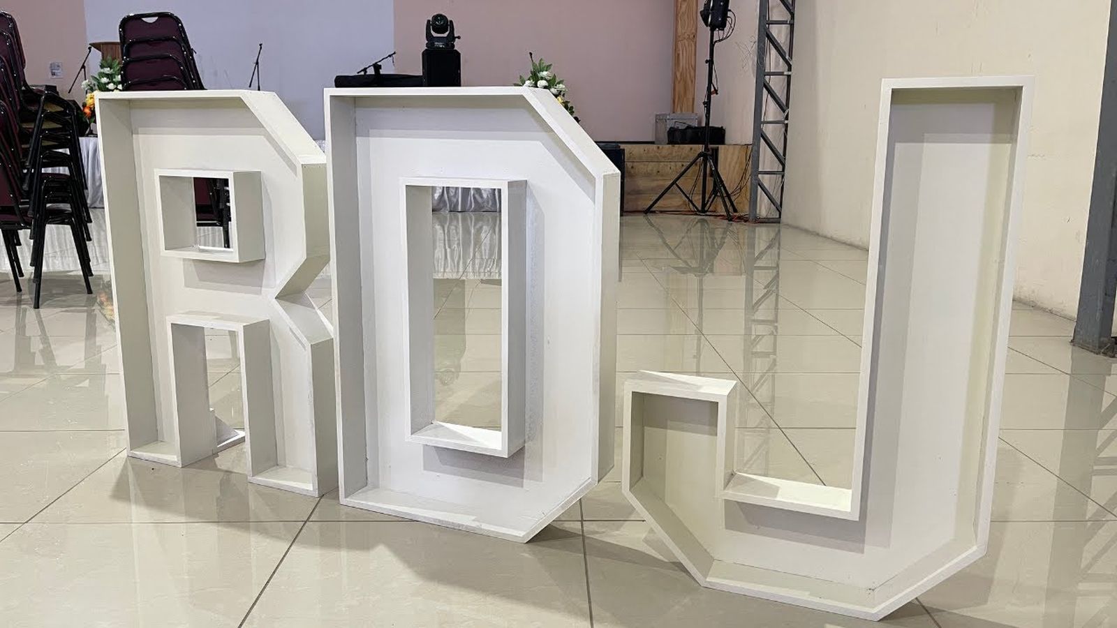 LETRAS grandes de MADERA - Carpinteria con MDF LETRAS grandes de MADERA - Carpinteria con MDF