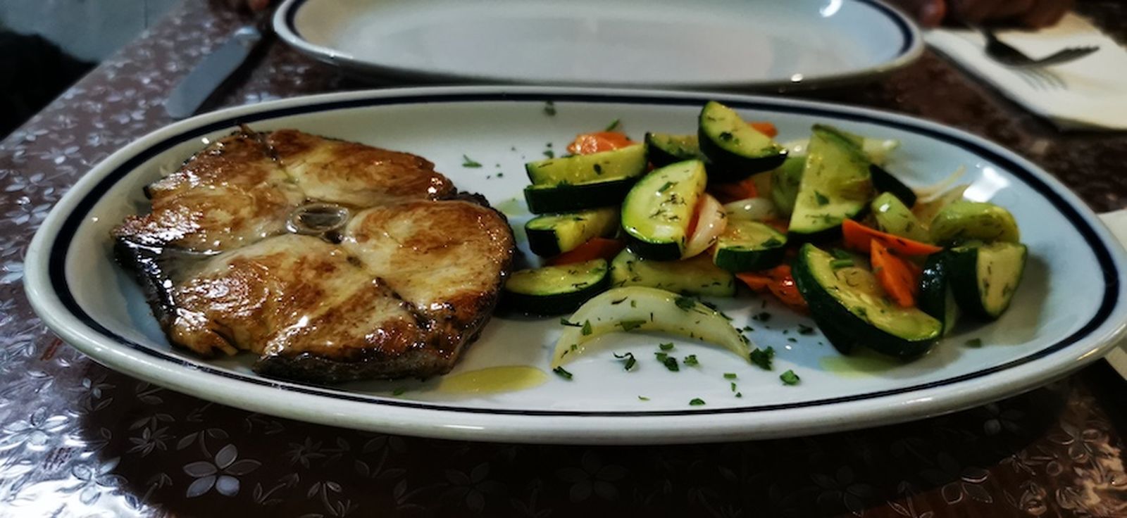 Pescado a la plancha Pescado a la plancha