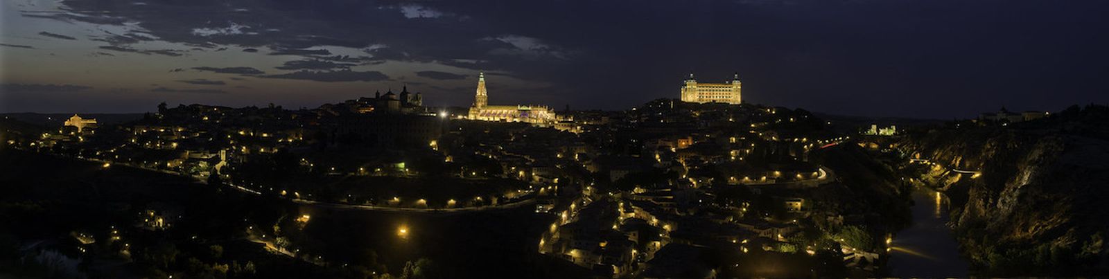toledo noche panoramica toledo noche panoramica
