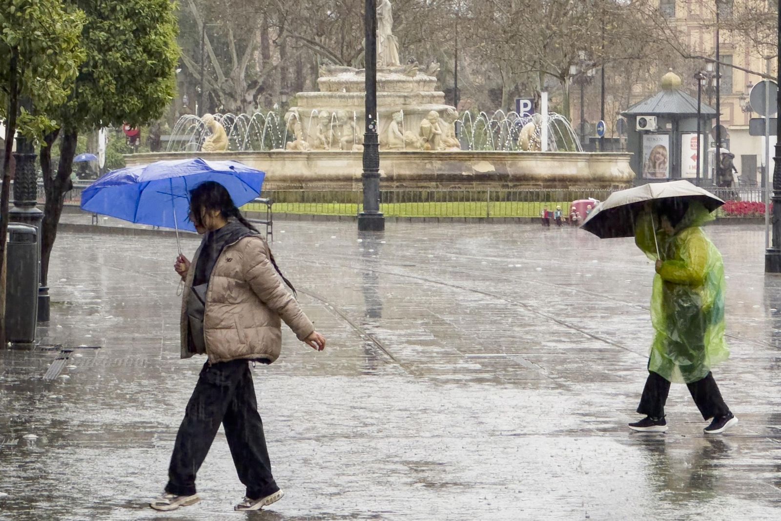 Pluja a Sevilla
