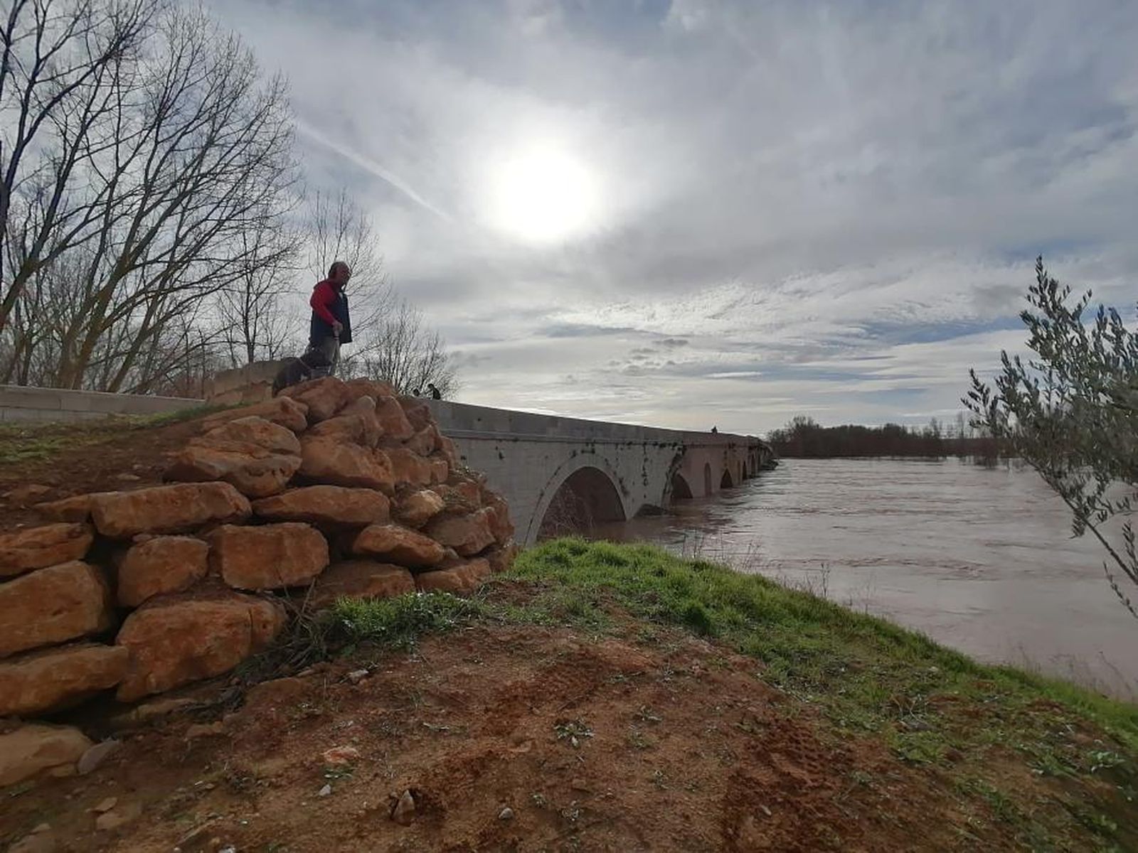 Crecida del río Duero a su paso por Zamora Crecida del río Duero a su paso por Zamora