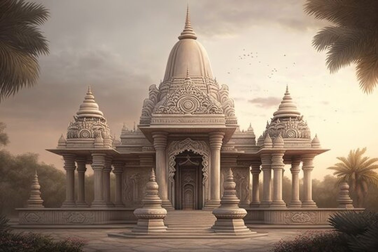 Un Temple hindu a Nova Delhi, Índia, acull refugiats de Gaza Templo hindu en Nueva Delhi, India