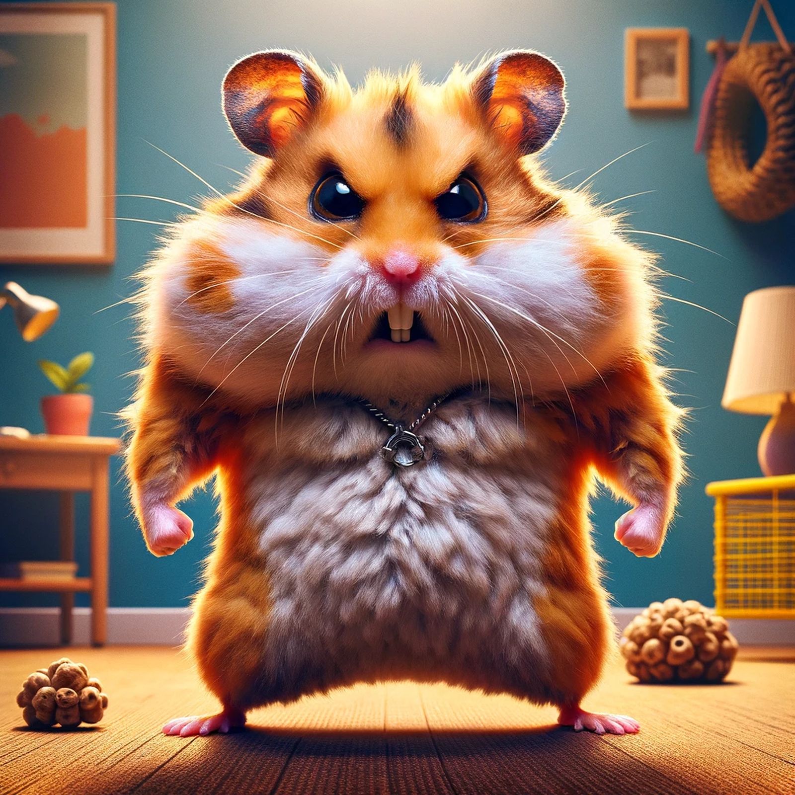 DALL·E 2024 04 04 11.00.44   An image of a 'Hamster Hostil' (Hostile Hamster) that combines a greater level of hostility with a touch of humor. This hamster is exaggeratedly puffe DALL·E 2024 04 04 11.00.44   An image of a 'Hamster Hostil' (Hostile Hamster) that combines a greater level of hostility with a touch of humor. This hamster is exaggeratedly puffe