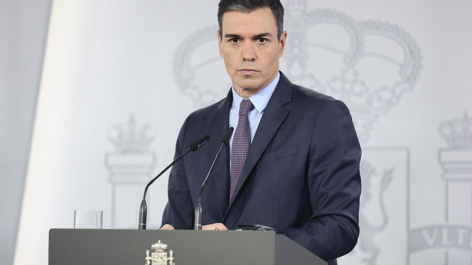 El presidente del Gobierno, Pedro Sánchez