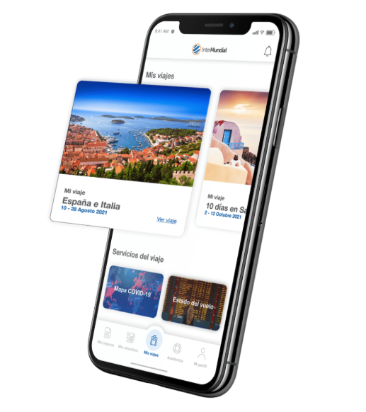 intermundial seguro viaje app movil